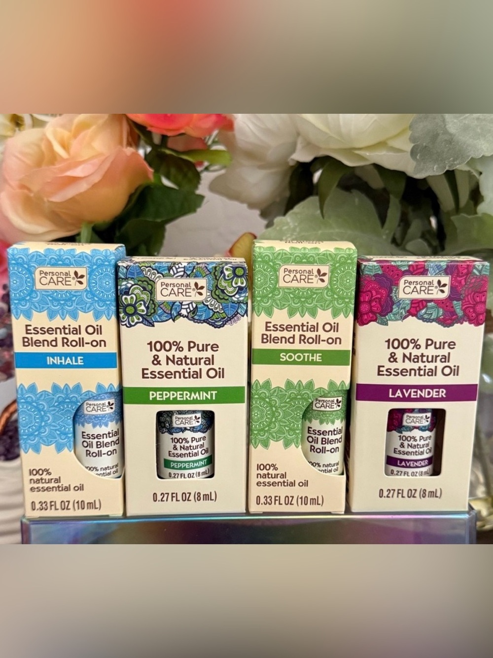 🆕🪷 PERSONAL CARE 4-PIECE ESSENTIAL OIL COLLECTION. BRAND NEW!